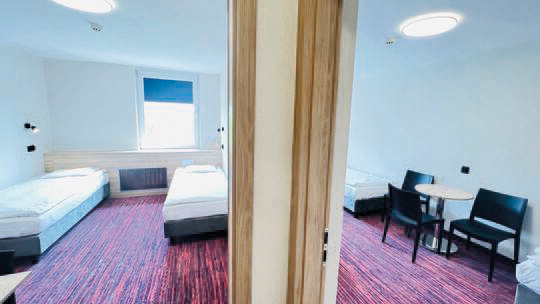 3 Klassenfahrt Krakau HotelRok Studiozimmer