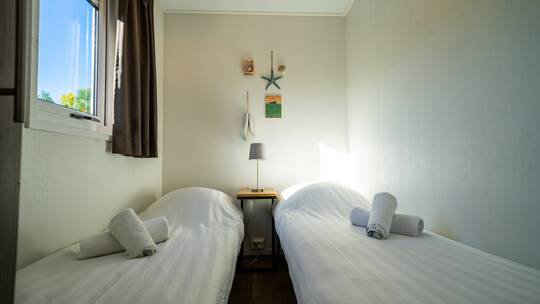 2 Klassenfahrt Zeeland EuroParcsPoortvanZeeland Schlafzimmer