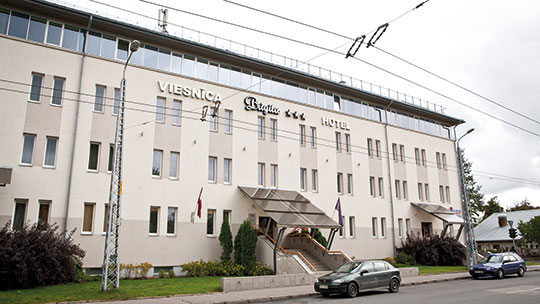 1 Klassenfahrt Riga KolonnaHotelBrigita Außen
