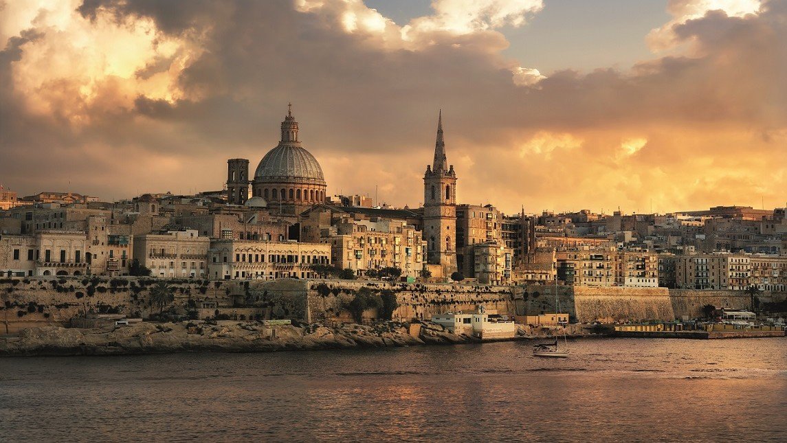 Valletta im Abendlicht