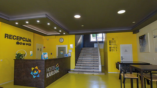1 Klassenfahrt KvarnerBucht HostelKarlovac Rezeption 1 Klassenfahrt KvarnerBucht HostelKarlovac Rezeption
