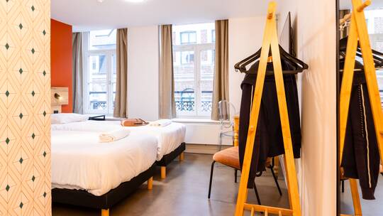 3 Klassenfahrt Lille ThePeopleHostelLille Doppelzimmer