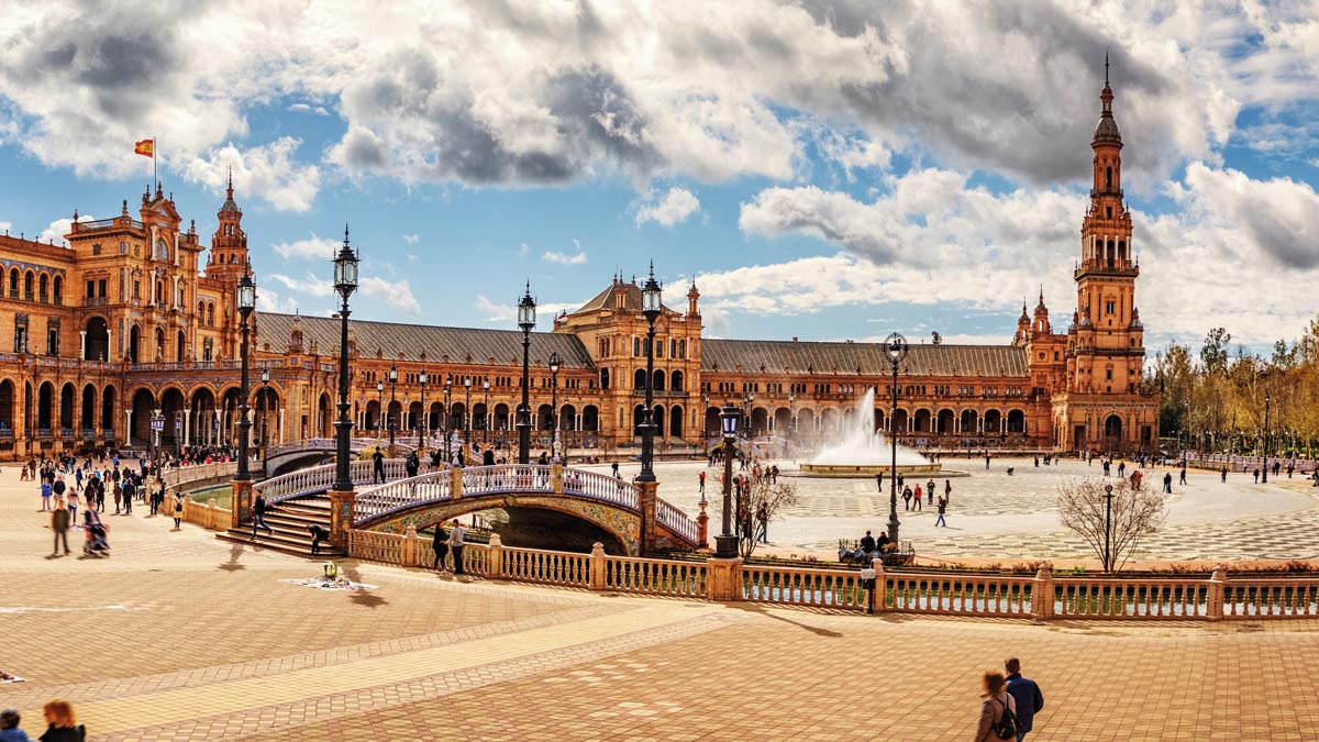 Plaza de Espana in Sevilla