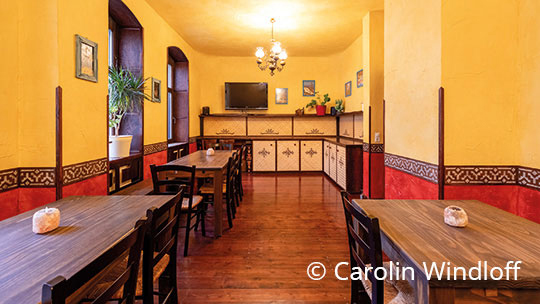 4 Klassenfahrt Dresden Gaestehaus Mezcalero Fruestuecksraum2