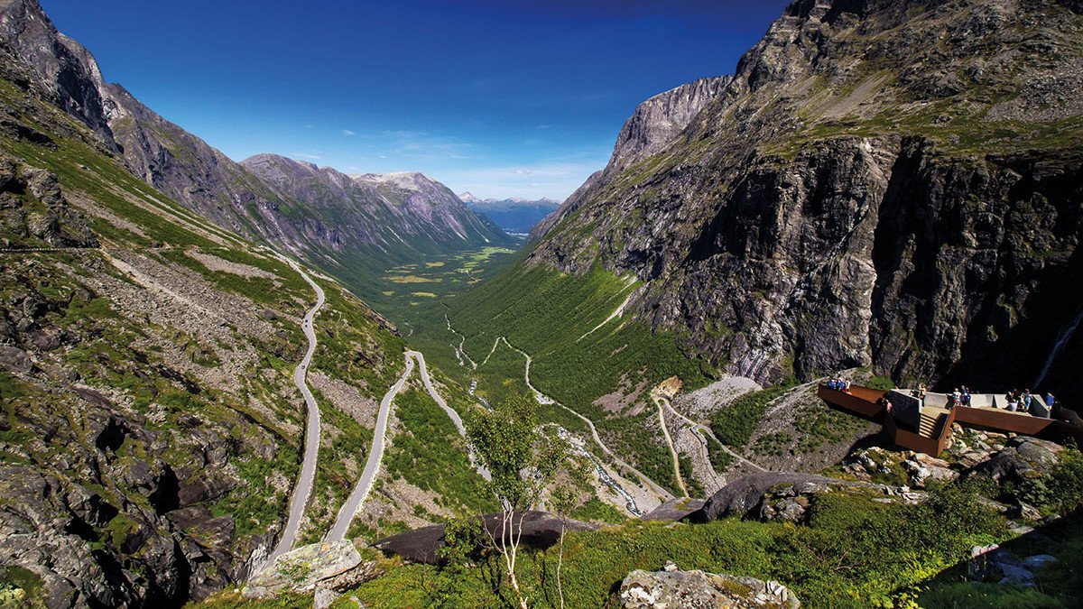 Atlantikstrasse in Norwegen