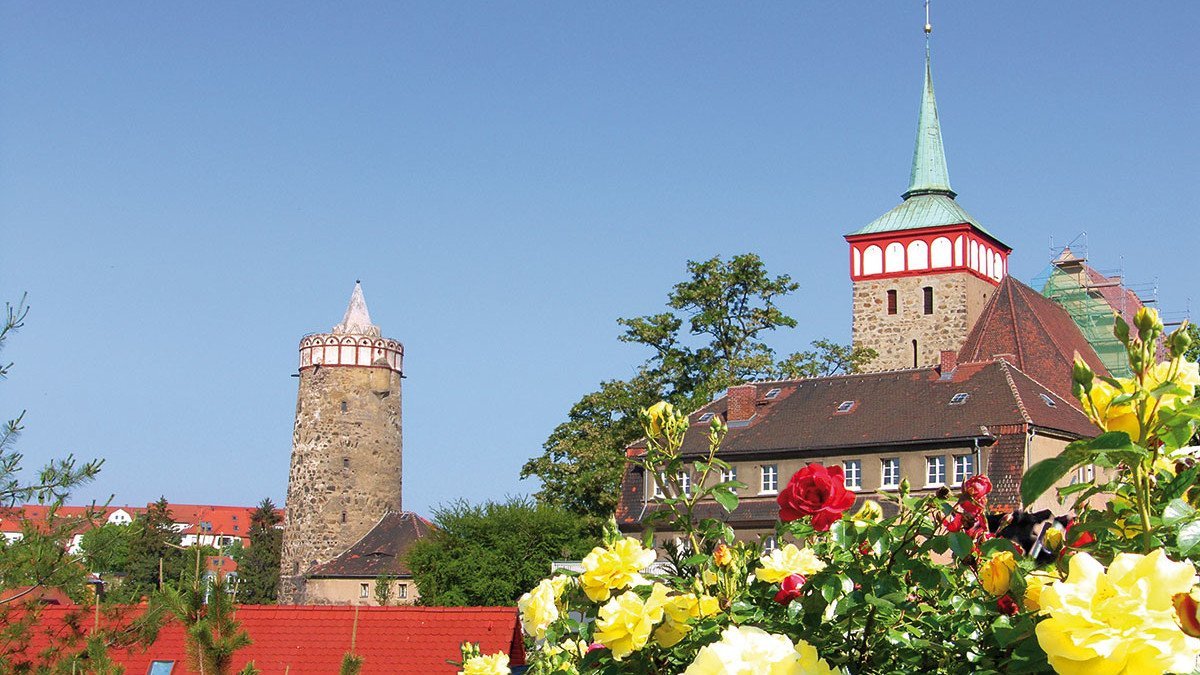 Die Altstadt von Bautzen in der Sonne