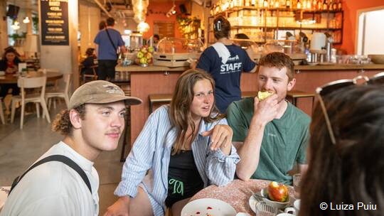 5 Klassenfahrt München Wombat´sTheCityHostelMunichWerksviertel Frühstücksraum