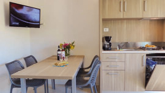 4 Klassenfahrt Gardasee BelvedereVillage Küchenzeile