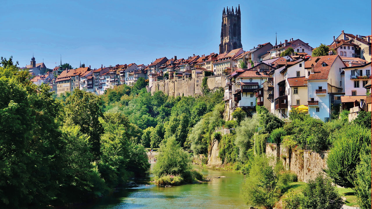 Freiburg aus der Vogelperspektive
