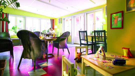 4 Klassenfahrt Stockholm JugendherbergeZinkensdamm Aufenthaltsraum