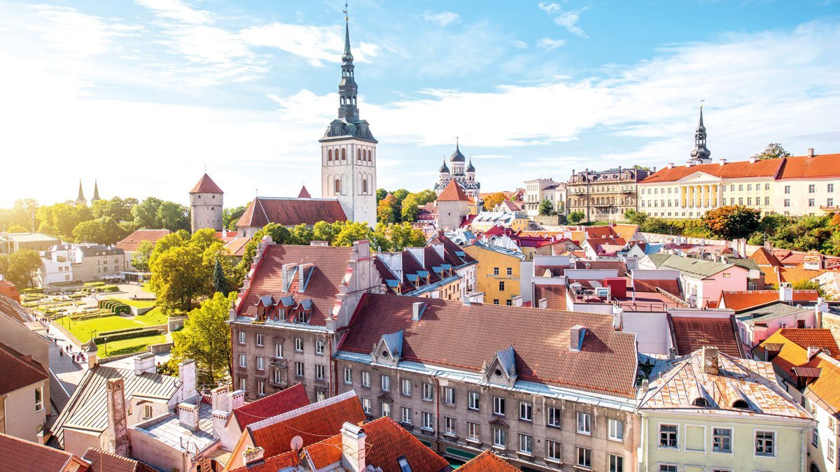 Blick auf die Altstadt Tallinns