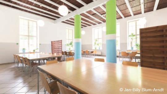 4 Klassenfahrt BrandenburgischeSeen seezeitresortamwerbellinsee Essensraum