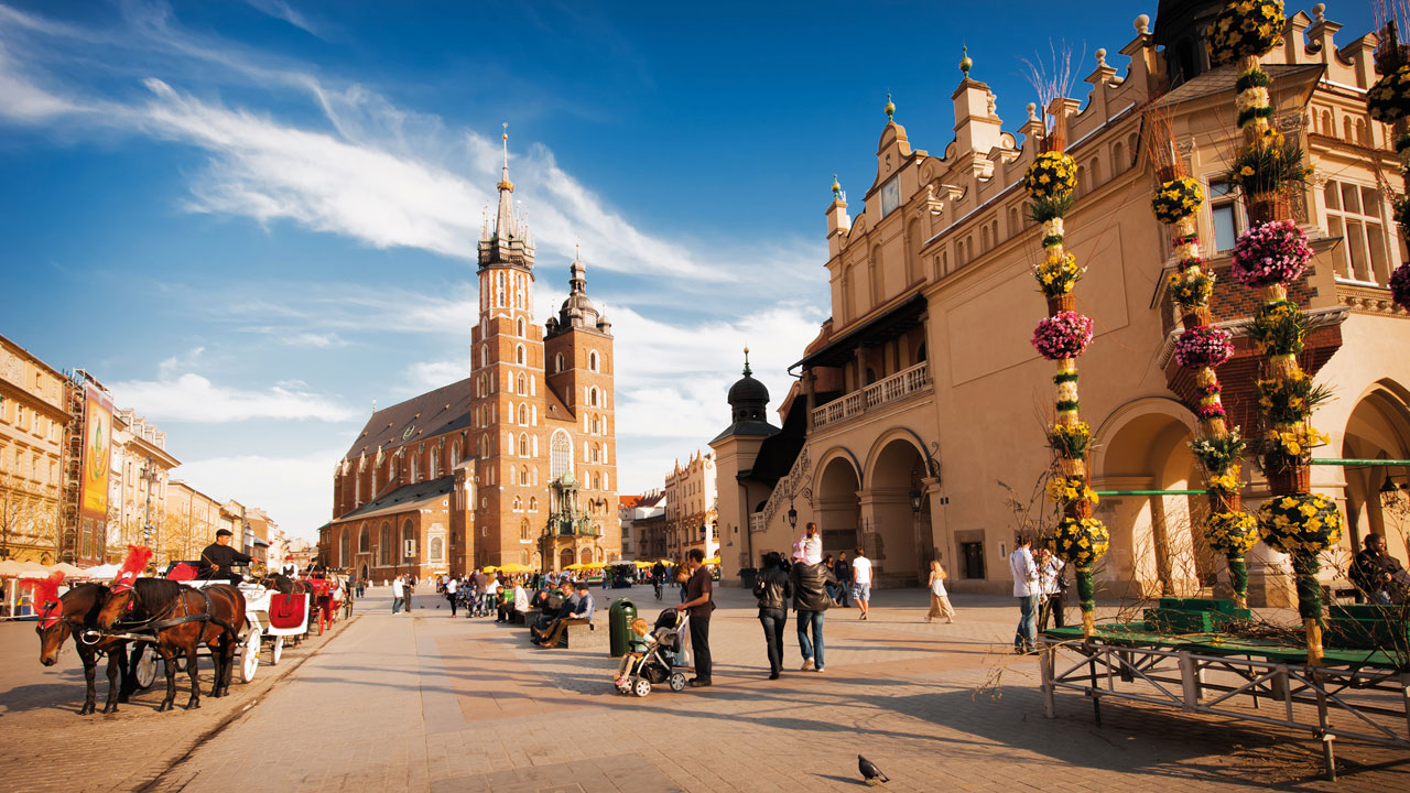 Stadtansicht Krakau
