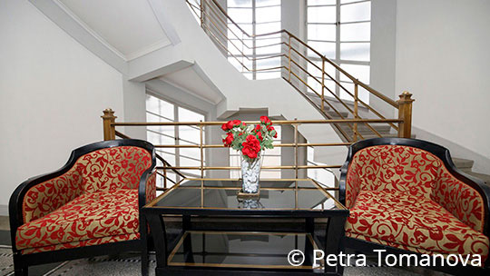5 Klassenfahrt Prag Hotel Residence Bologna Treppenhaus