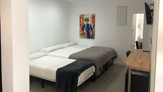 2 Klassenfahrt Andalusien HotelNatursunTorremolinos Dreibettzimmer