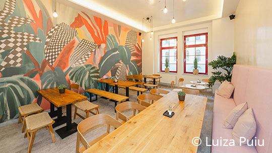 4 Klassenfahrt Leipzig Wombats Essensraum