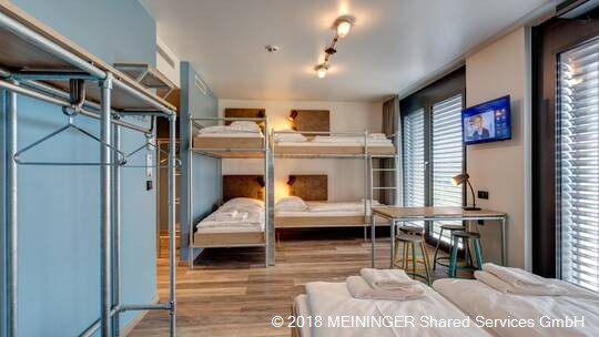 2 Klassenfahrt Berlin MEININGERHotelBerlinTiergarten Mehrbettzimmer