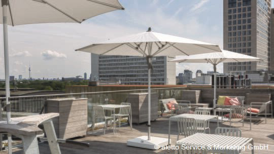 5 Klassenfahrt Berlin alettoKudamm Dachterrasse