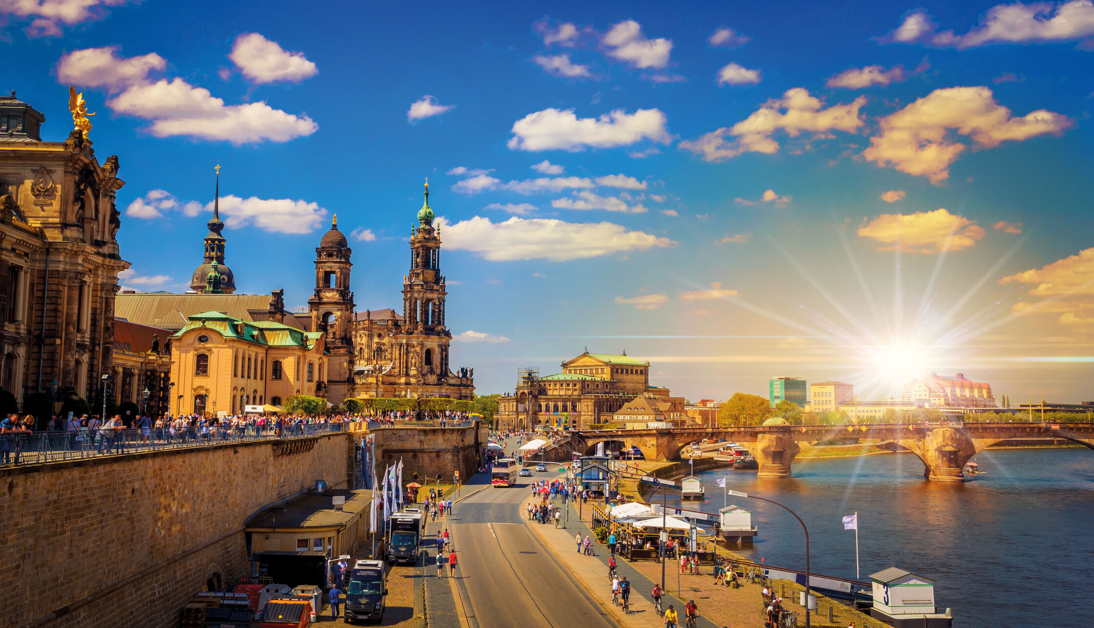 Stadtbild von Dresden