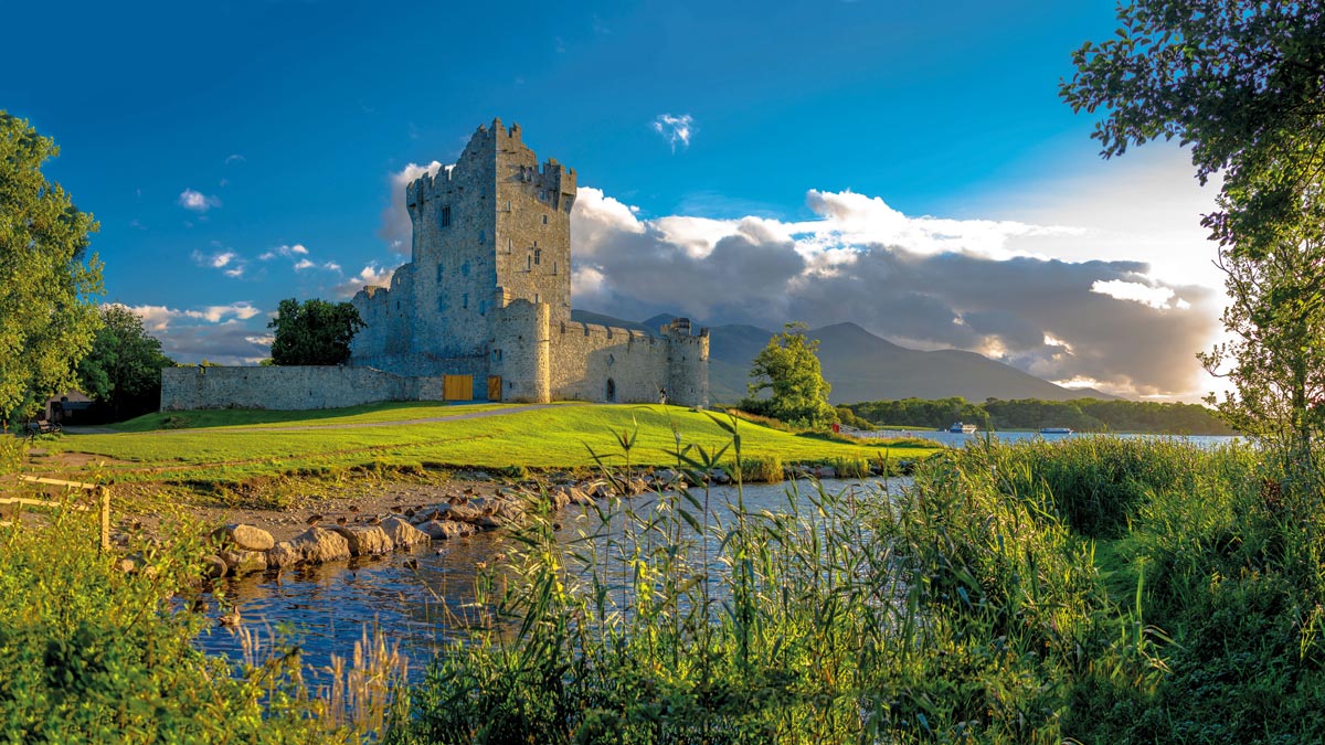 Blick auf die Ross Castle