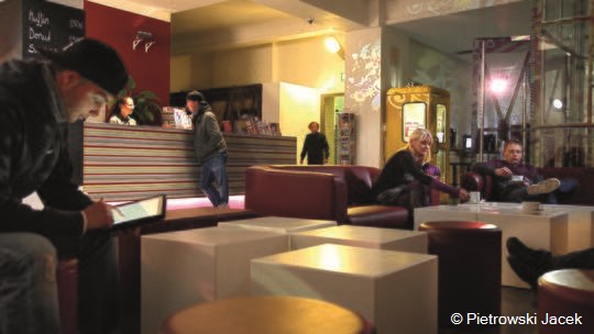 4 Klassenfahrt Berlin IndustriepalastHostel&Hotel Rezeption