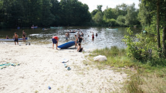 4 Klassenfahrt Walsrode CampAdventureWalsrode Zeltdorf BadeseemitStrand