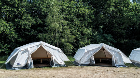 1 Klassenfahrt Walsrode CampAdventureWalsrode Zeltdorf Zelt