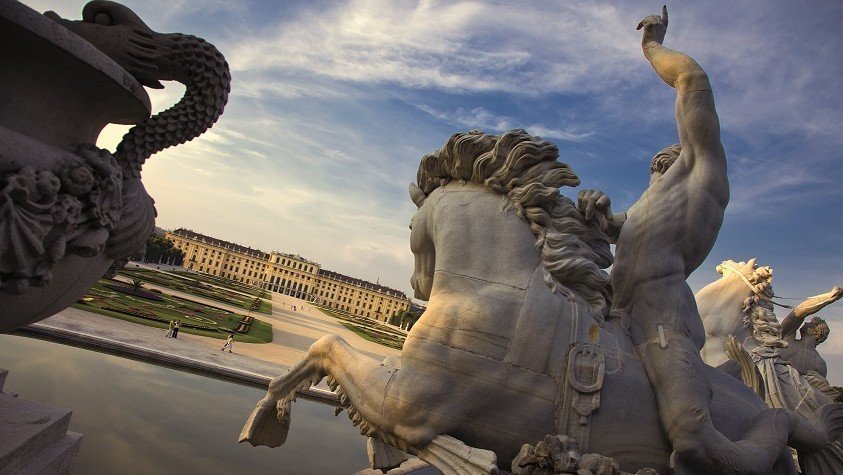 Blick auf Schloss Schönbrunn