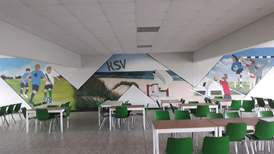 4 Klassenfahrt Groemitz Lensterstrand Speisesaal