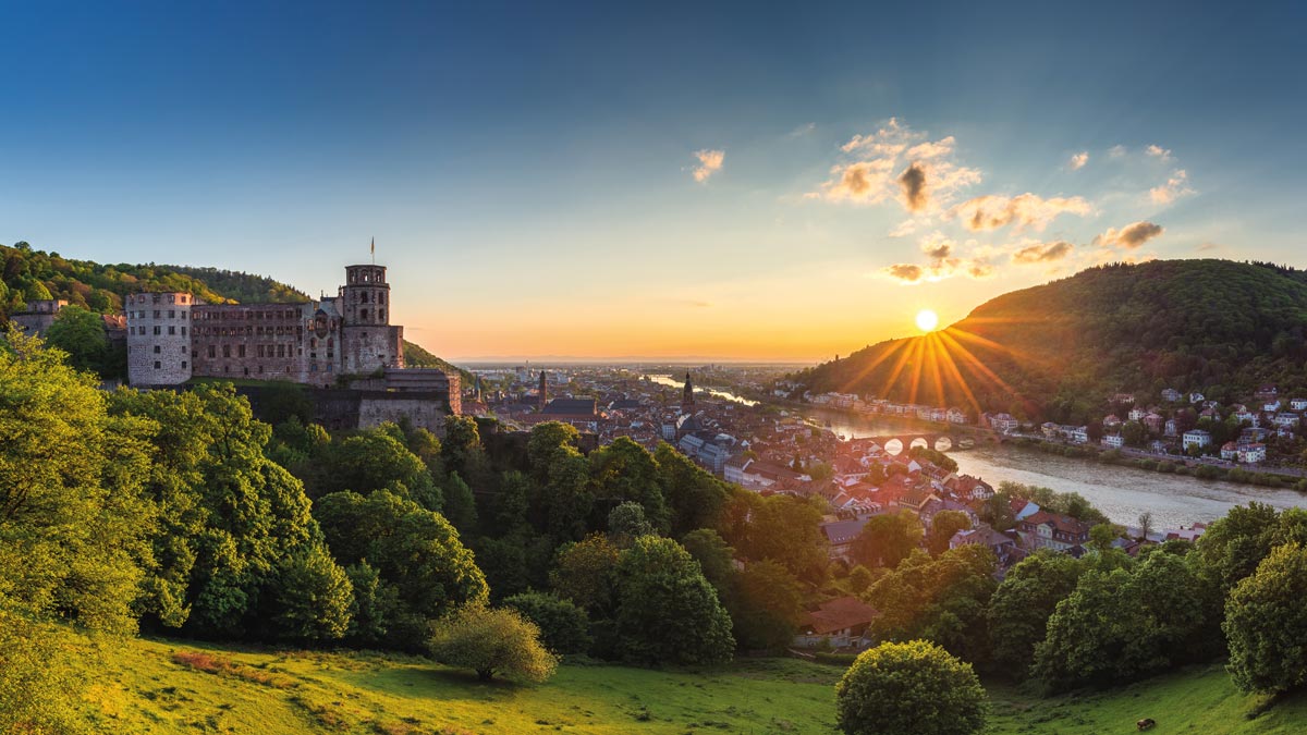 Blick über Heidelberg