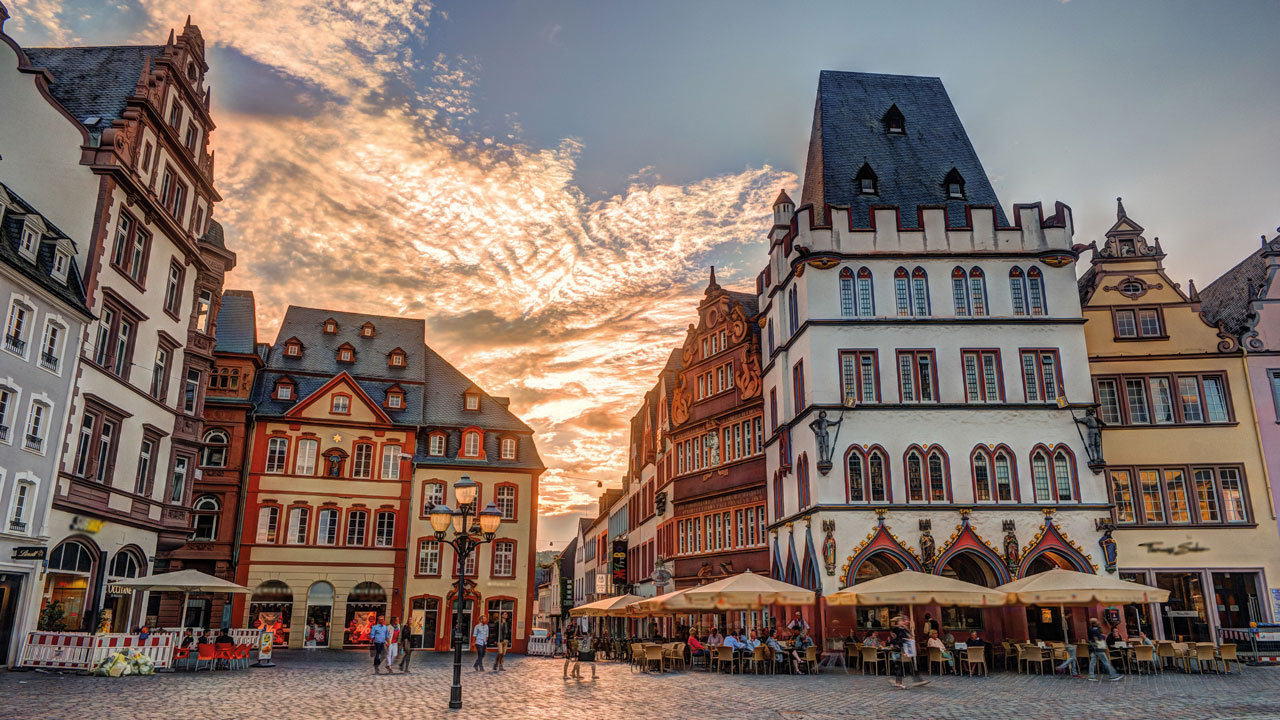 Klassenfahrt Trier Marktplatz Trier