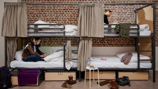 1 Klassenfahrt Lille ThePeopleHostelLille Mehrbettzimmer