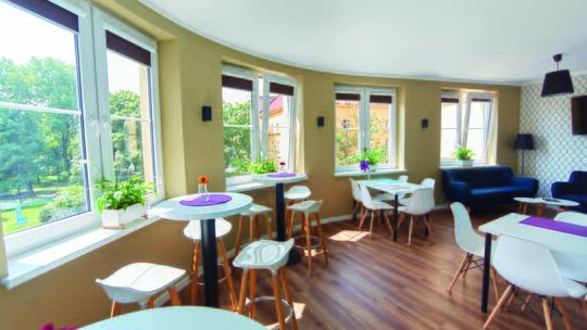 5 Klassenfahrt Krakau PremiumHostel Fruehstuecksraum