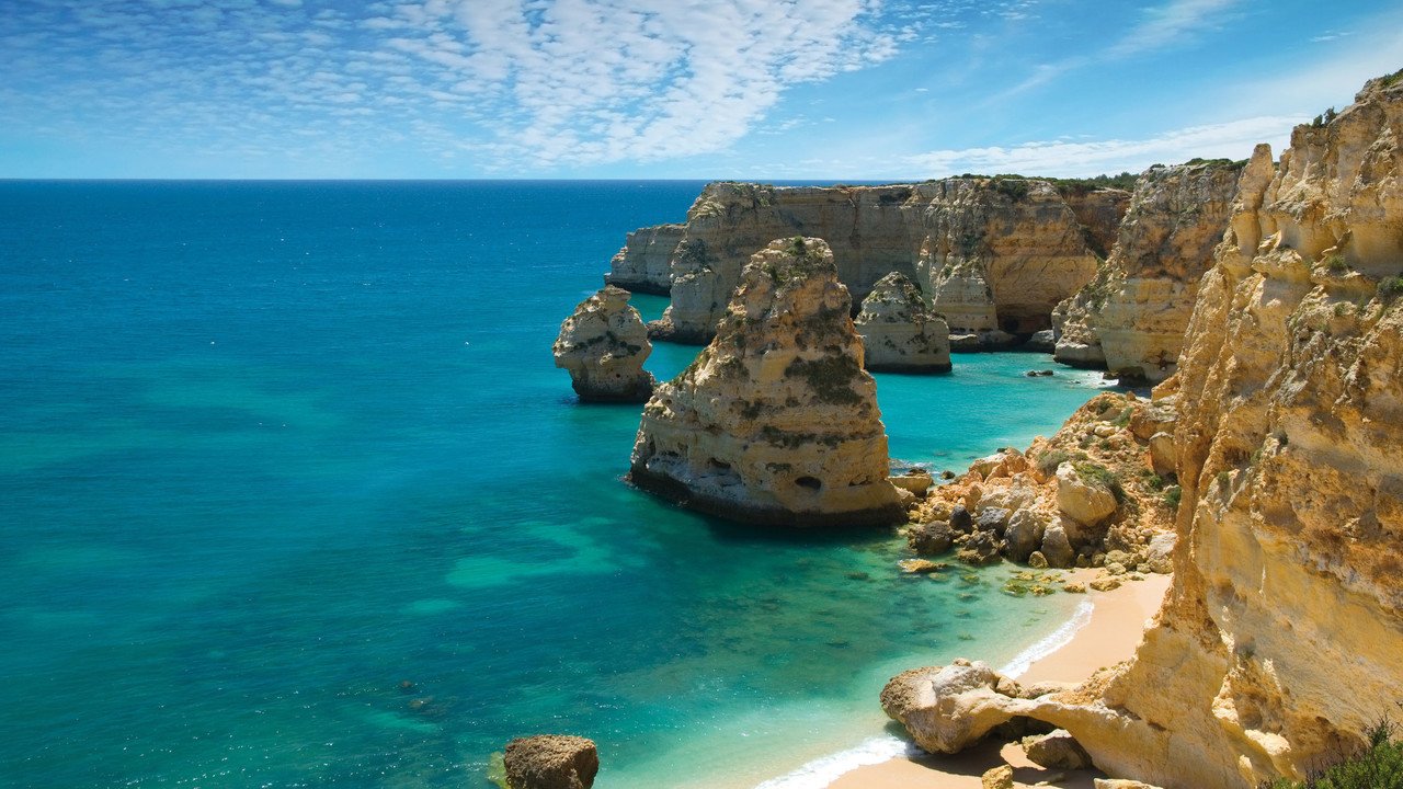 Klassenfahrten Portugal Landschaft Marinha Cove