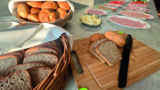 5 Klassenfahrt Krakau HotelRok Fruehstuecksbuffet