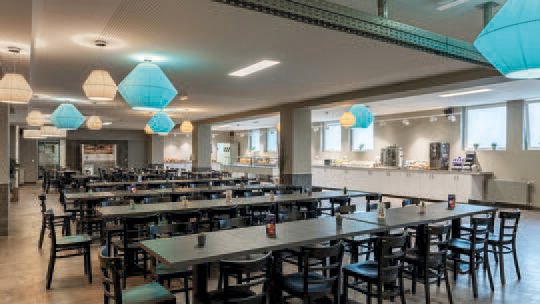 4 Klassenfahrt München a&oMünchenLaim Frühstücksraum