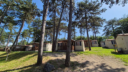 1 Klassenfahrt Triest CampingVillageMarePineta Mobilheime