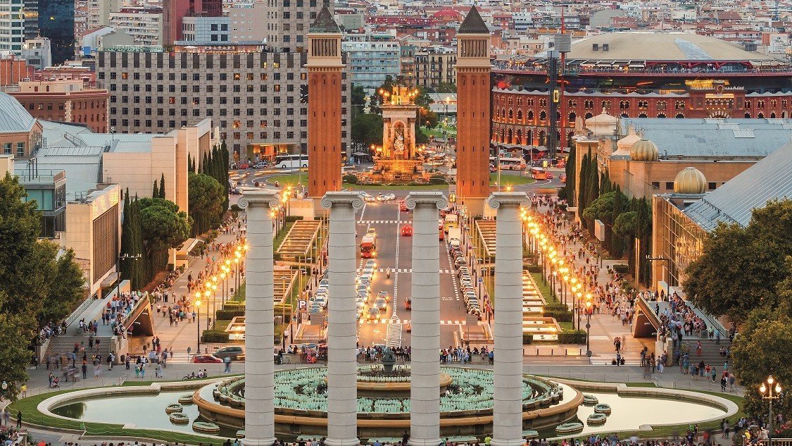 Der "Magische Brunnen" am Montjuic