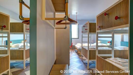 1 Klassenfahrt Paris MEININGERHotelParisPortedeVincennes Mehrbettzimmerw