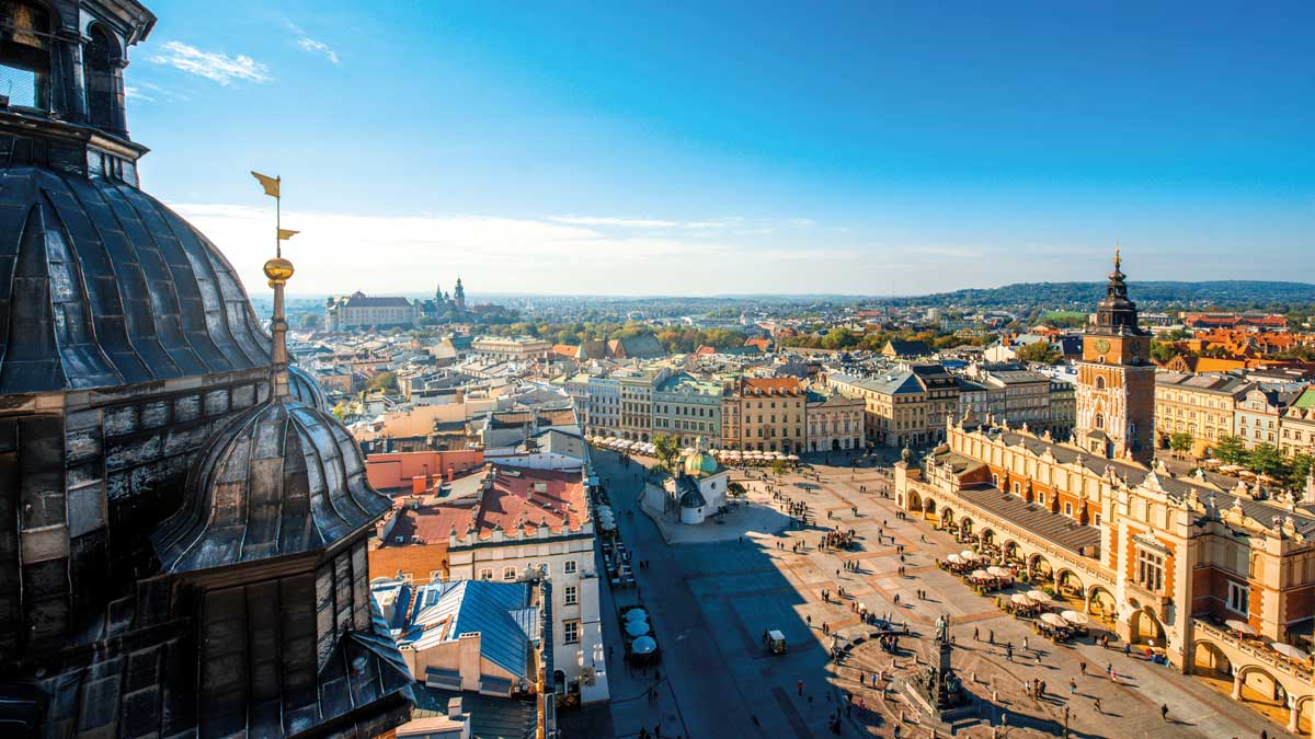 Stadtansicht Krakau