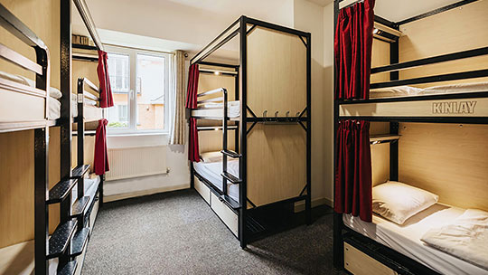 2 Klassenfahrt Galway KinlayHostelGalway Mehrbettzimmer