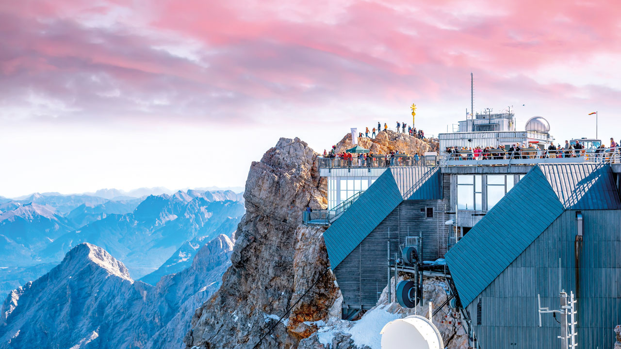Bergstation an der Zugspitze
