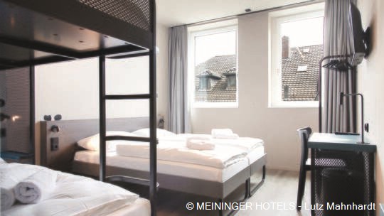 2 Klassenfahrt Bremen Meininger Mehrbettzimmer2