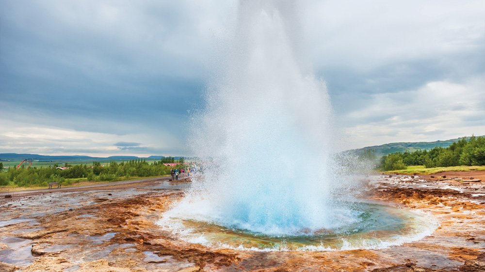Gruppenreisen Irland Geysir auf Island