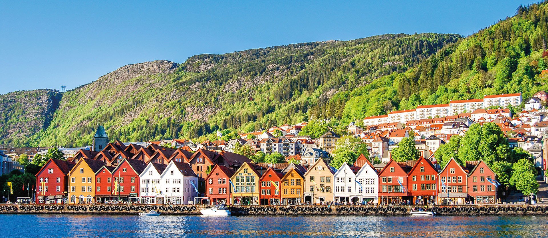 CTS-Länderspezialisten Skandinavien Skandinavische Häuserreihe am Fjord