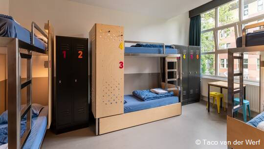 2 Klassenfahrt Amsterdam StayokayVondelpark Mehrbettzimmer