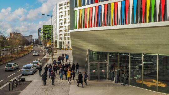 5 Klassenfahrt Lille AubergedeJeunesseLille Aussenansicht