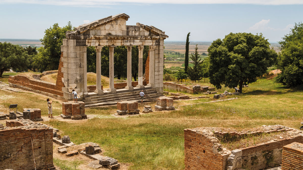 Altstadtansicht Berat in Albanien