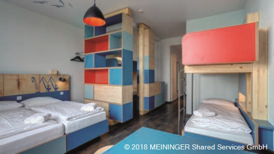2 Klassenfahrt Hamburg MEININGERHotelHamburgCityCenter Mehrbettzimmer