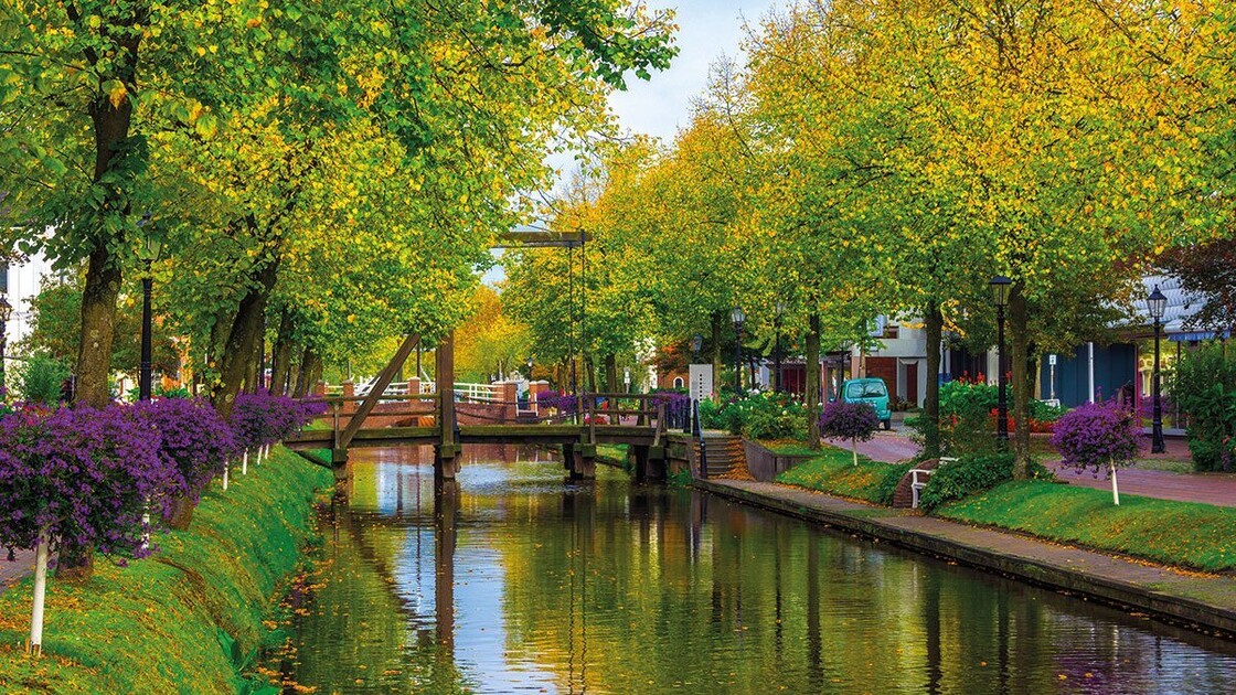Aussicht auf den Kanal im Emsland